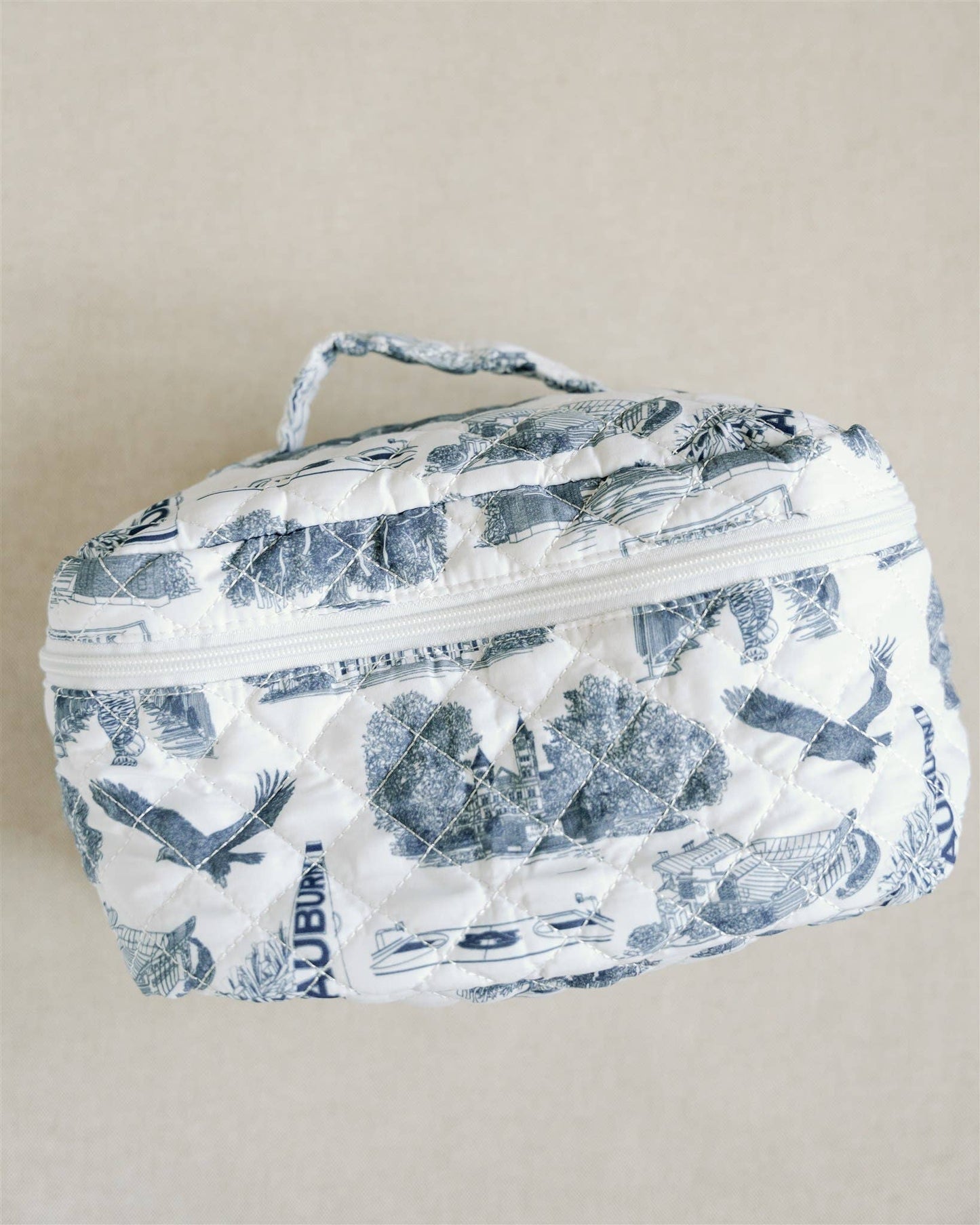 Gracefully Made Art  Auburn University Make Up Toiletry Bag