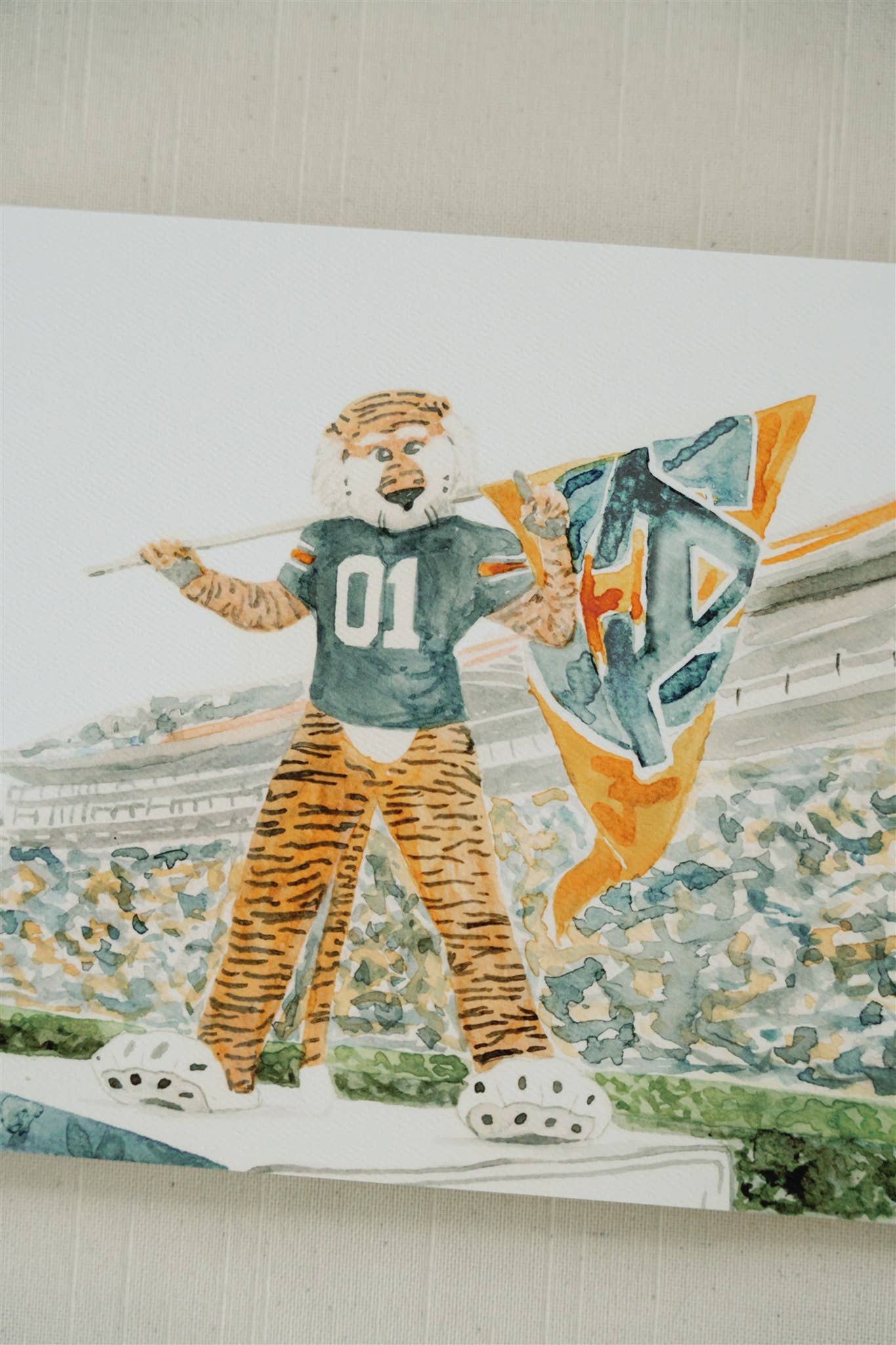 Auburn University Aubie Print, Collegiate, Game day