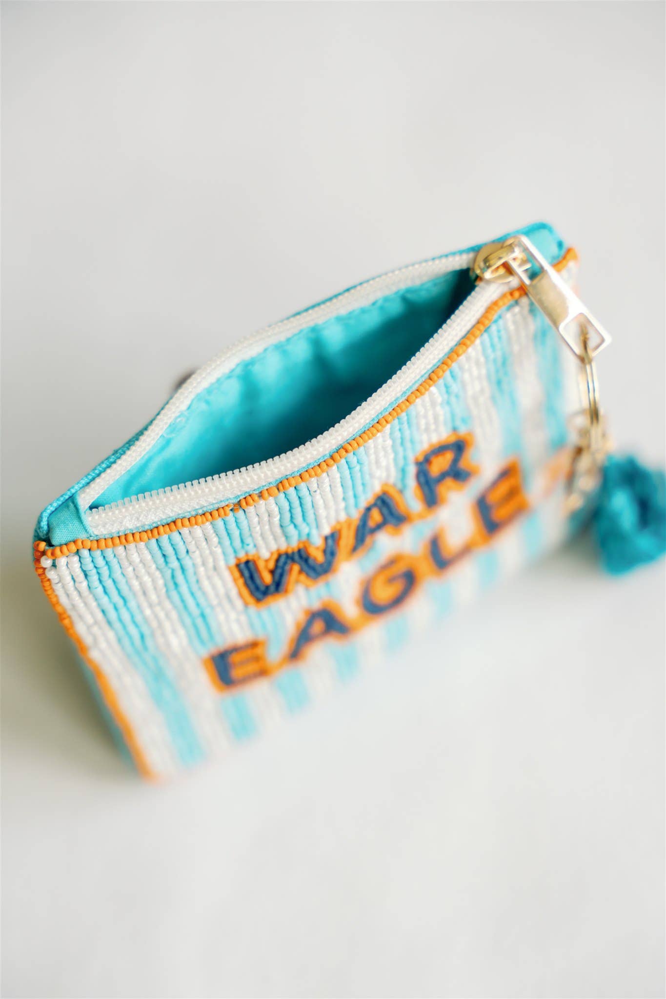 🧡 Gracefully Made Art Auburn Beaded Coin Purse – Officially Licensed