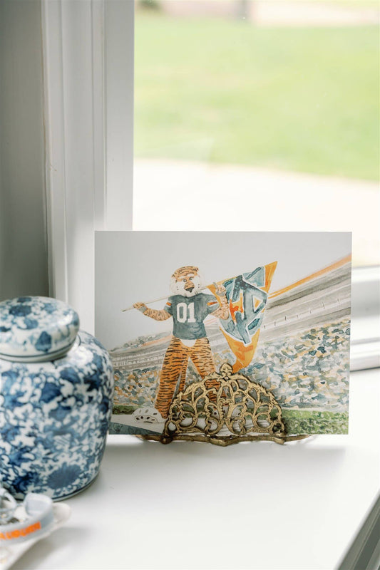 Auburn University Aubie Print, Collegiate, Game day