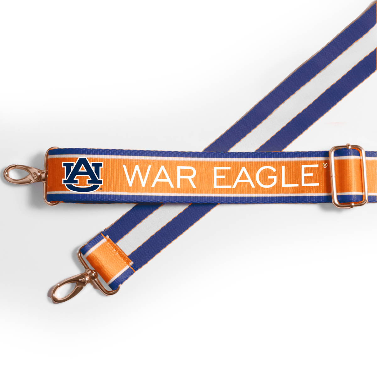 Auburn Tigers Classic Stripe Purse Strap – 1.5"