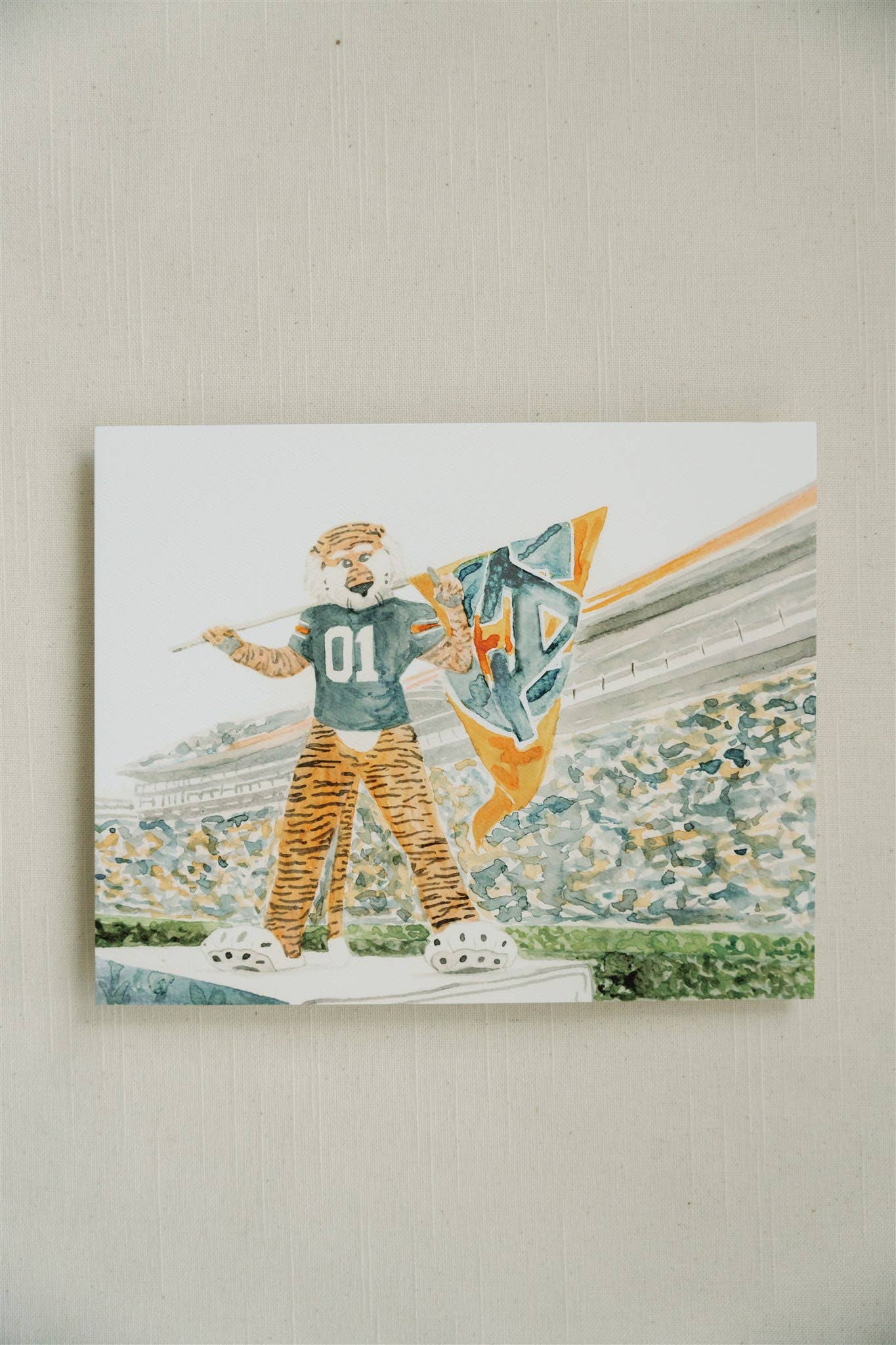 Auburn University Aubie Print, Collegiate, Game day