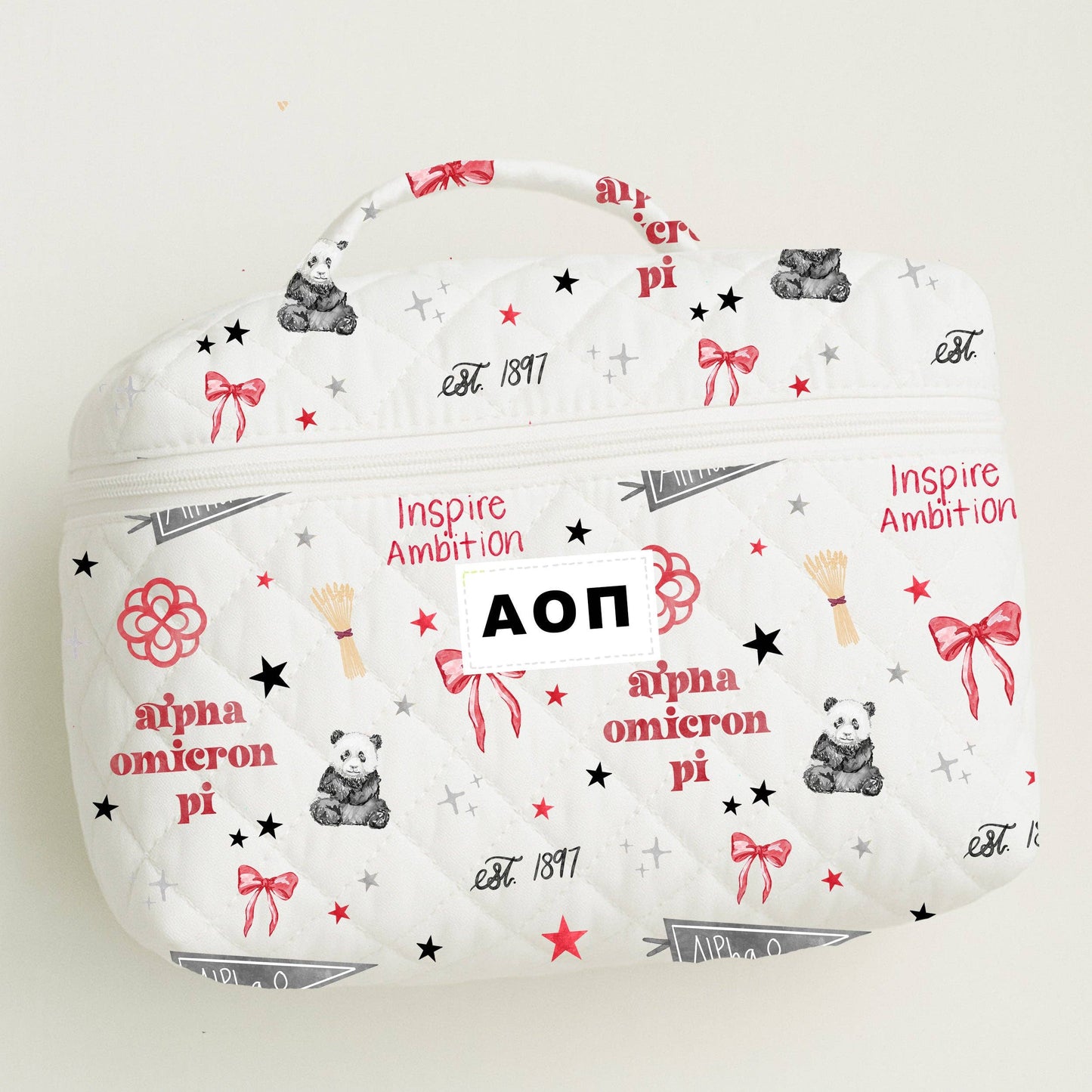 Alpha Omicron Pi Toiletry Bag PREORDER