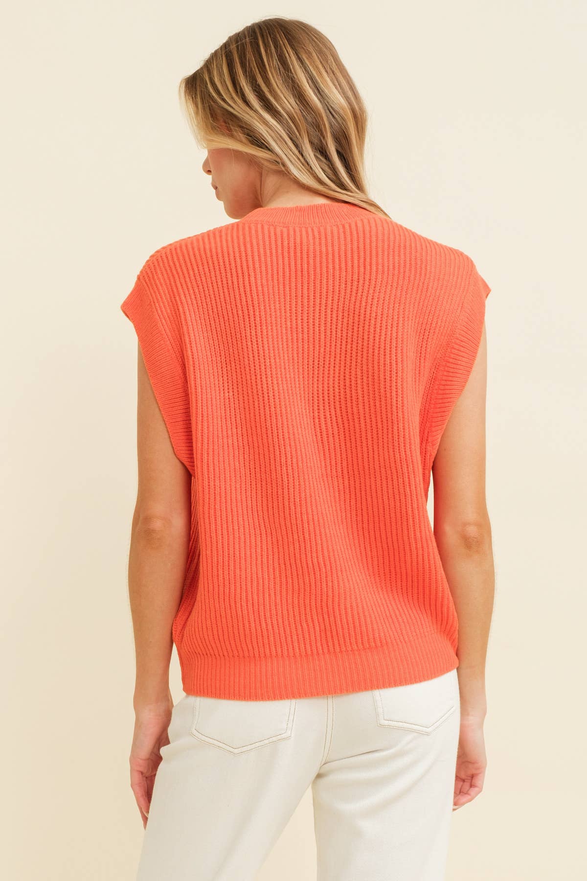 TIGERS" EMBROIDERED SLEEVELESS SWEATER TOP