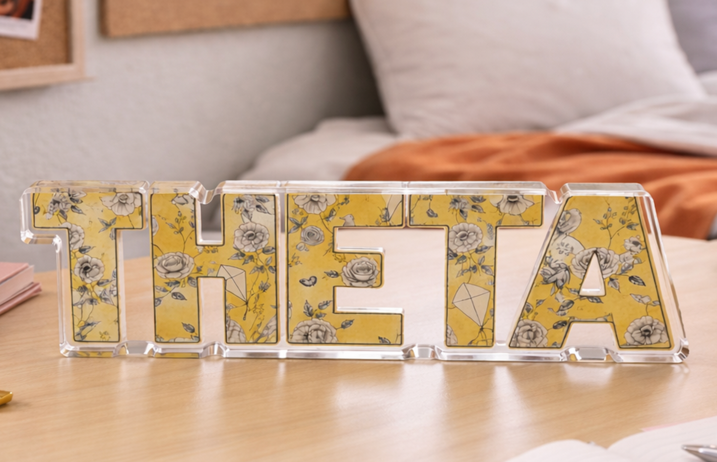 Kappa Alpha Theta Acrylic Shelfie