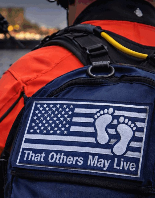 That Others May Live SAR Crew Patch – Flight Crew Leatherette Badge – Pilot / Hoist Operator / Rescue Swimmer Patch